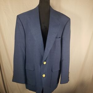 LaCrosse Royal Blue Blazer with Gold Accents - 44S